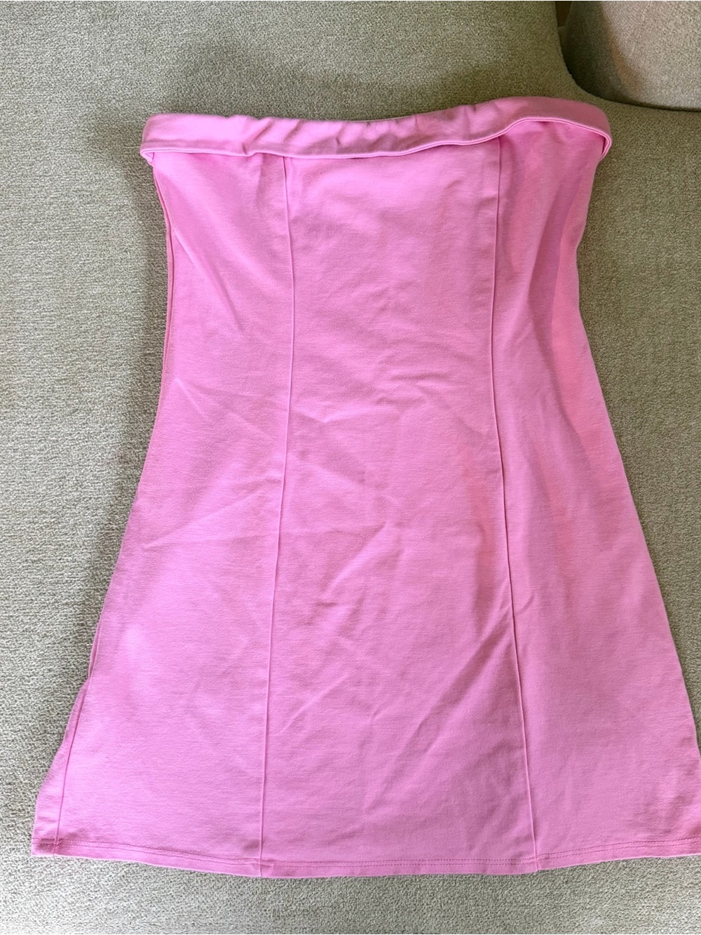 Altar’d State Callie Pink Strapless Mini Dress – Size